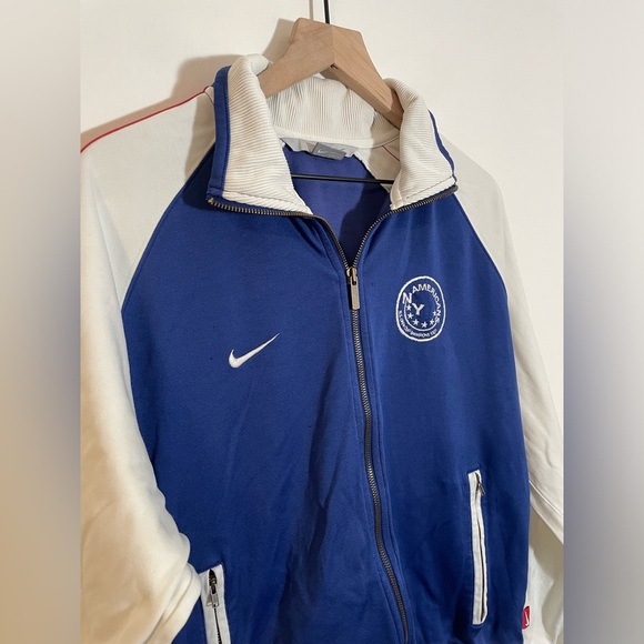 Vintage Nike US Open Cup Champions 1907 NY Track Jacket Full Zip Sz Large USA - Picture 3 of 16